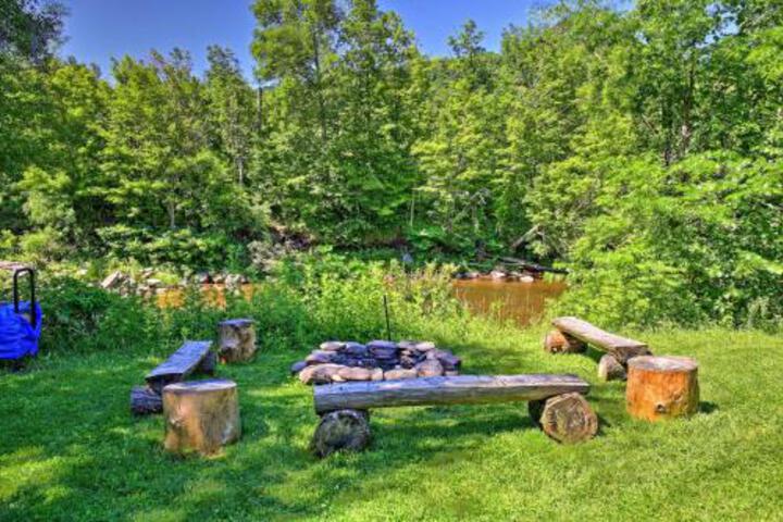 Hunter Home W / Fire Pit Steps To Schoharie River! - thumb 2