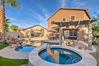 Home with Waterfall Pool  Hot Tub in San Tan Valley Accommodation Dallas
