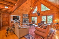 Large Lavonia Lakefront Log Cabin with Boat Slip Accommodation Dallas