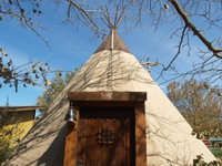 Tipi 3 Painted Pony - Tipis on the Guadalupe Accommodation Dallas