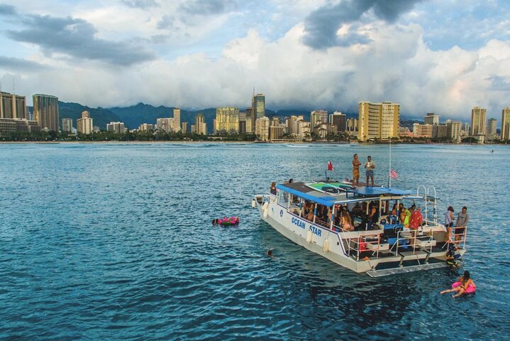 BYOB Paradise Waikiki Sunset Cruise + LIVE DJ + SWIMMING - thumb 0